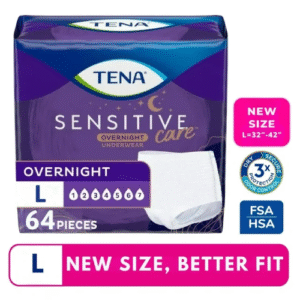 Tena Sensitive Care Overnight Incontinence Underwear