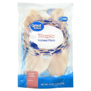 Great Value Frozen Tilapia Skinless & Boneless Fillets